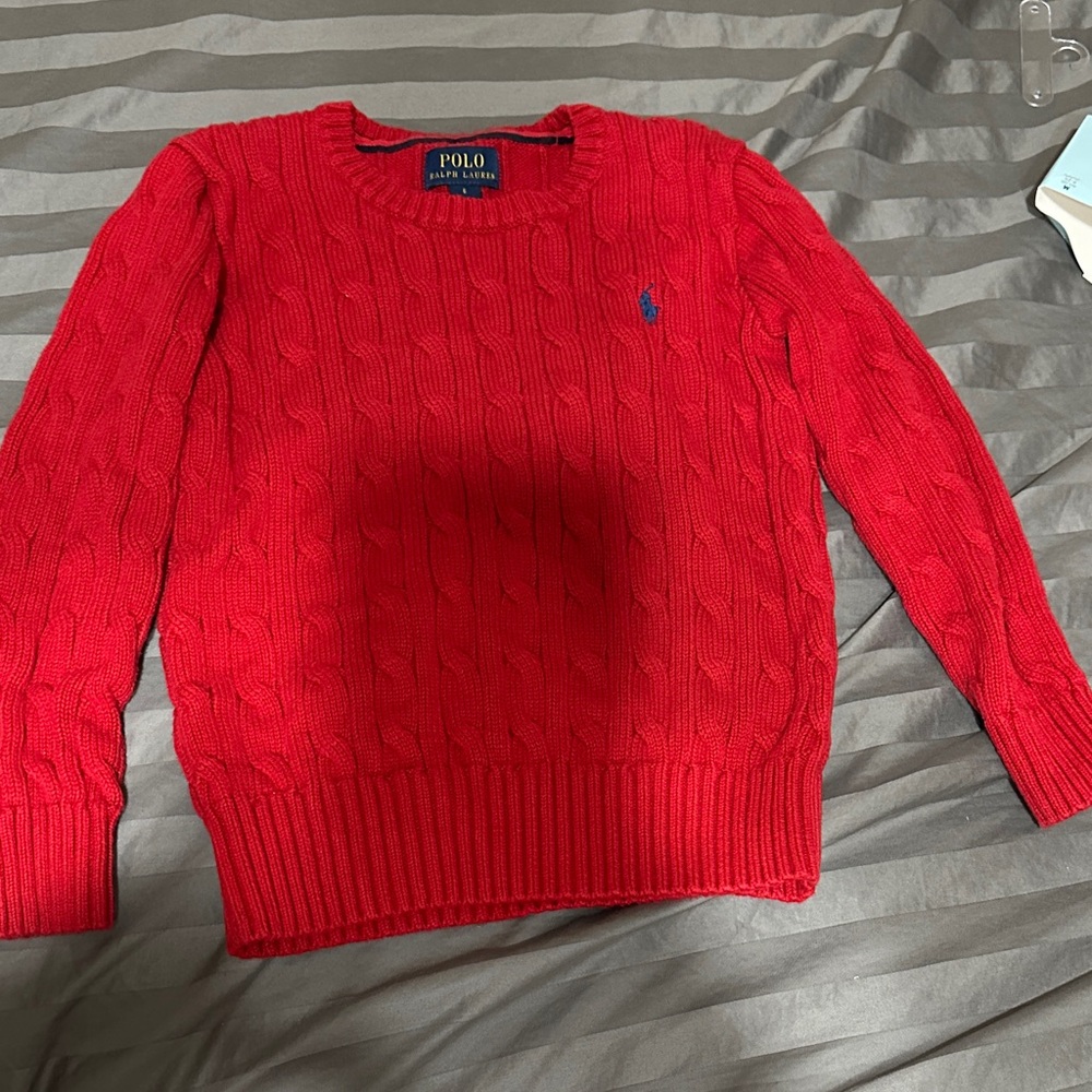 Polo by Ralph Lauren Red Kids Sweater